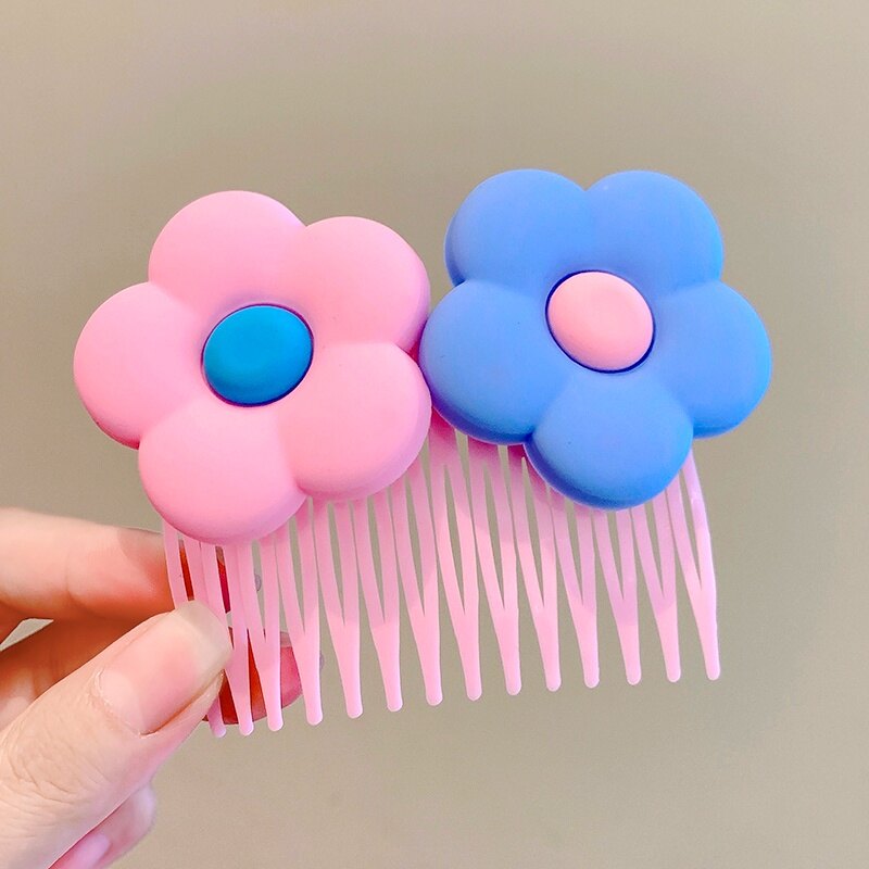 New Korean Hair Comb Fashion Cute Cartoon Children Hair Comb For Girls Hair Accessories
