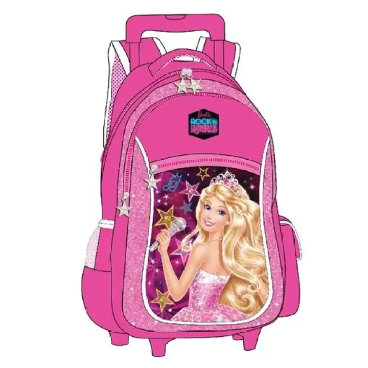 trolley school bag barbie