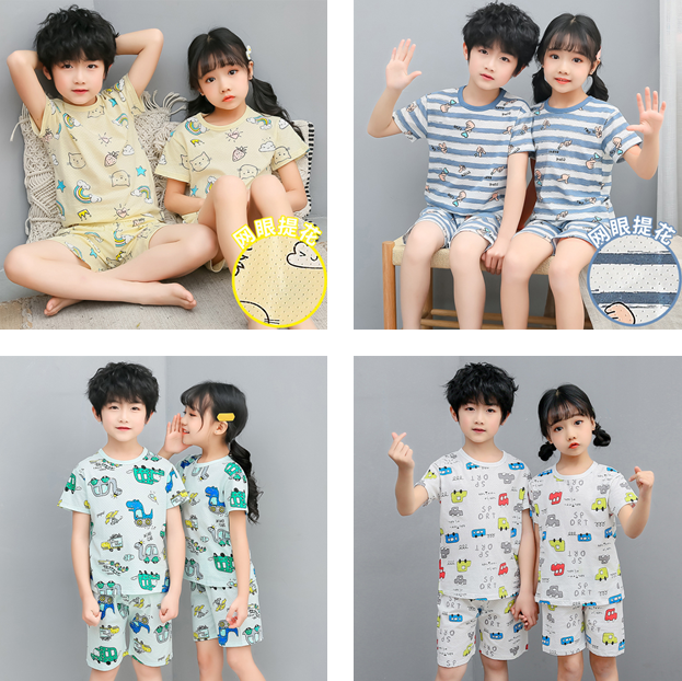 BURFLY Boys Pyjamas Set Dinosaur Printed Pjs Pajama Kids Long Sleeve Sleepwear Top & Trouser Cotton Nightwear Children Outfits 2 Piece Xmas Gifts for 0-7 Years Child 