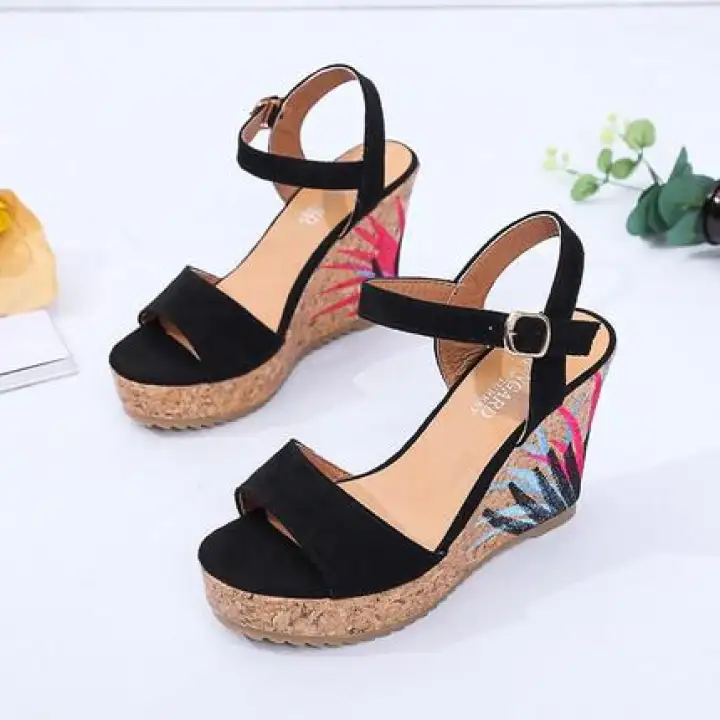 sponge heel sandals
