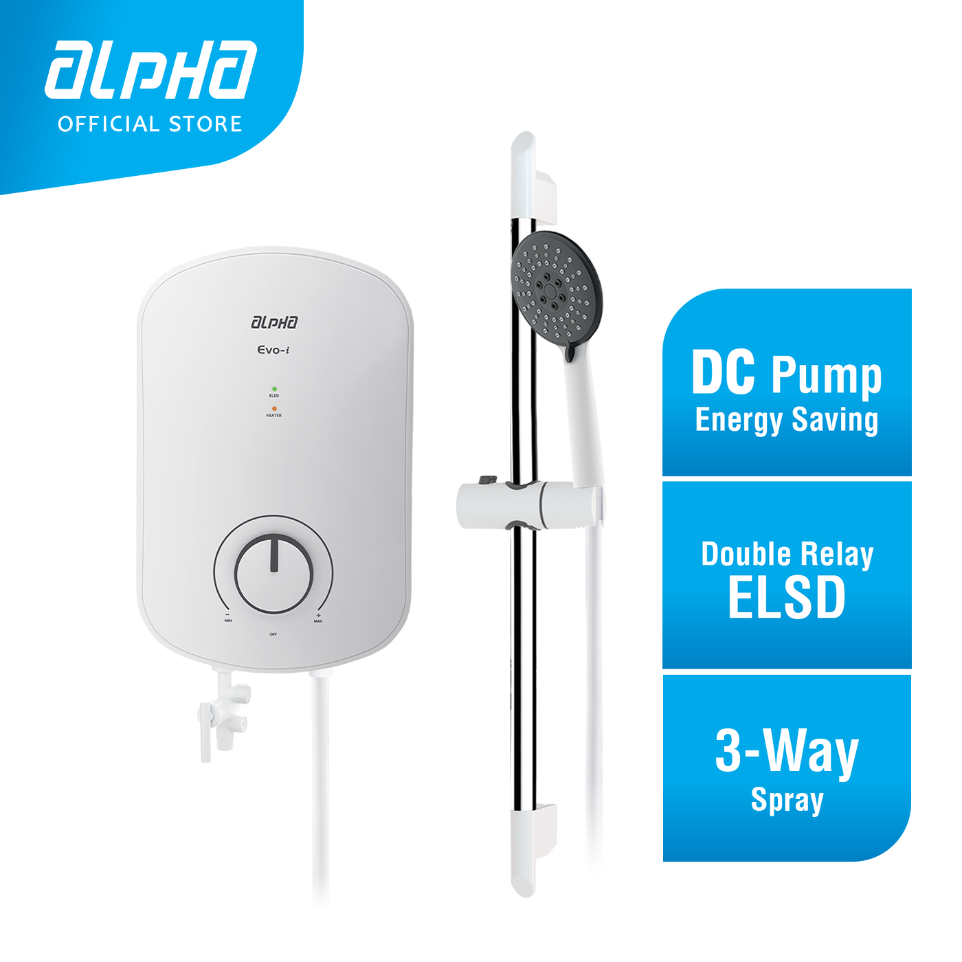ALPHA - EVO i Instant Water Heater (DC Pump) | Lazada