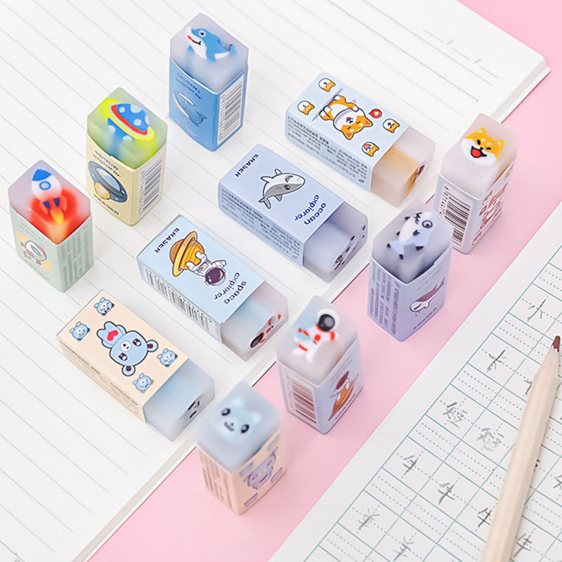 Creative Astronaut Eraser Student Rubber Eraser Tools Stationery