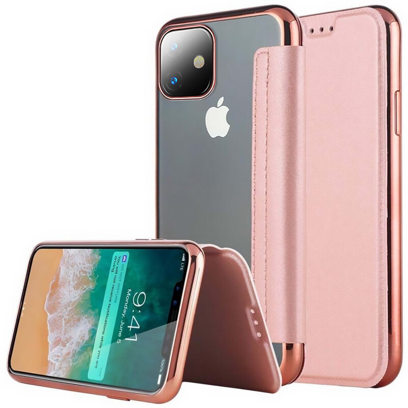 CrashStar 360 Retro Leather Flip Ultra Thin Clear Phone Case For iPhone 15 14 13 12 11 Pro Max XS Max XR X 8 7 6 6S Plus + SE 2020 Transparent Shockproof Phone Casing Phone Cover Hot Sale