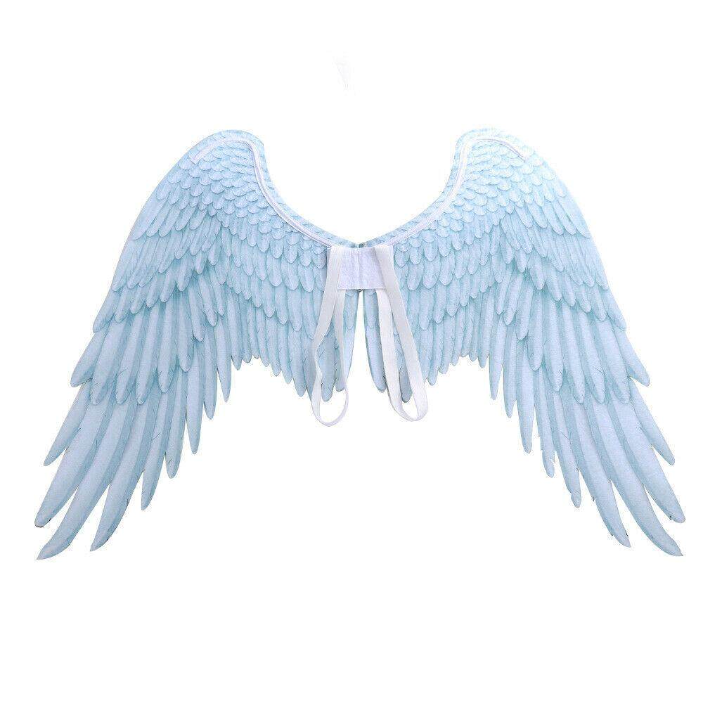 Adult Kids 3D Angel Wings Halloween Mardi Gras Theme Party Cosplay