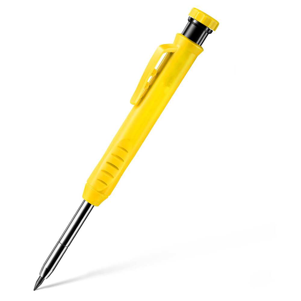 Aideepen Woodworking Deep Hole Activity Pen Refill Set Marker Scribed Graphite Refill Adjustable Woodworking Pen for Architect Construction