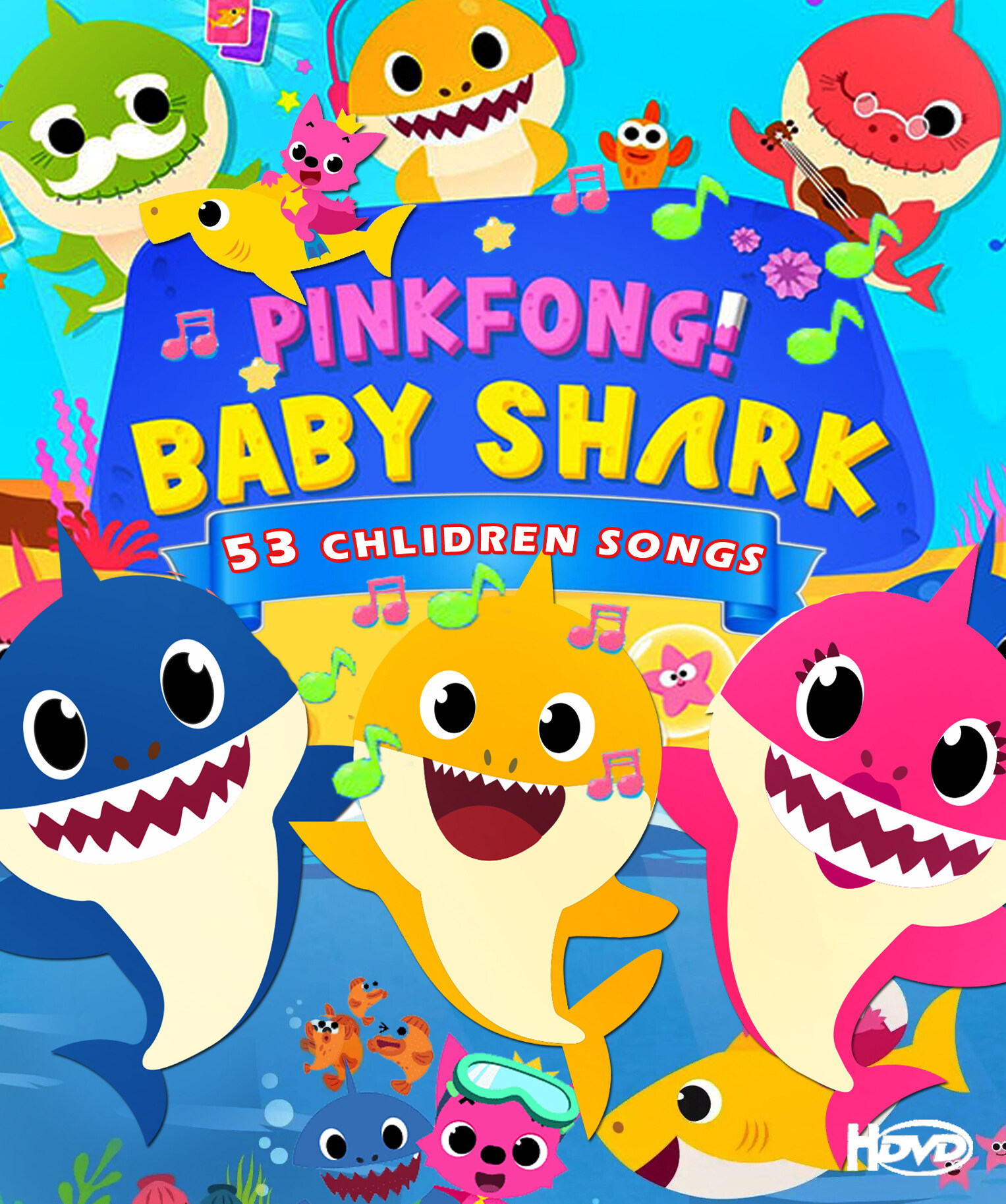 DVD Baby Shark 53 Children Video Songs ALL | Lazada