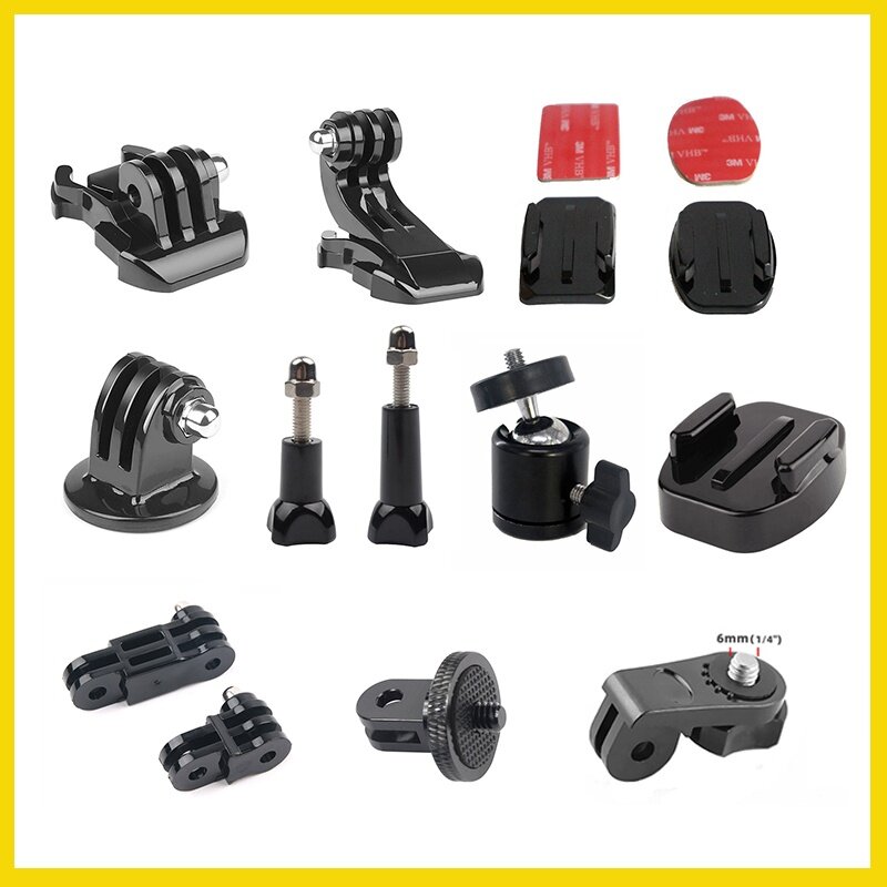 Bộ Phụ Kiện GoPro Miếng Dán Chân Đế Khóa Bộ Chuyển Đổi Chân Máy Đơn Cho