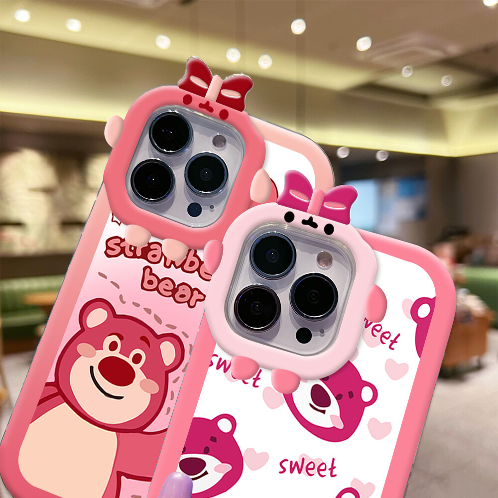 Hontinga Casing Case For Xiaomi Redmi Note 11 Pro 5G 4G Note 11S Note 11 9A note11s Case Cartoon Cute Bear Soft Silicone Full Cover Shockproof Rubber Cases Back Cover Phone Casing Softcase For Girls
