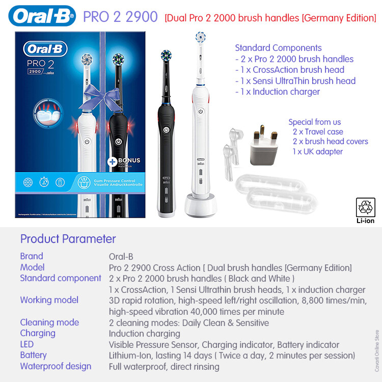 oral b pro 2 2900 charger