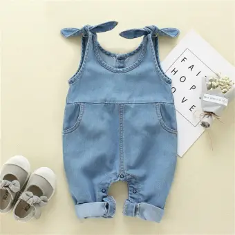 baby boy denim romper