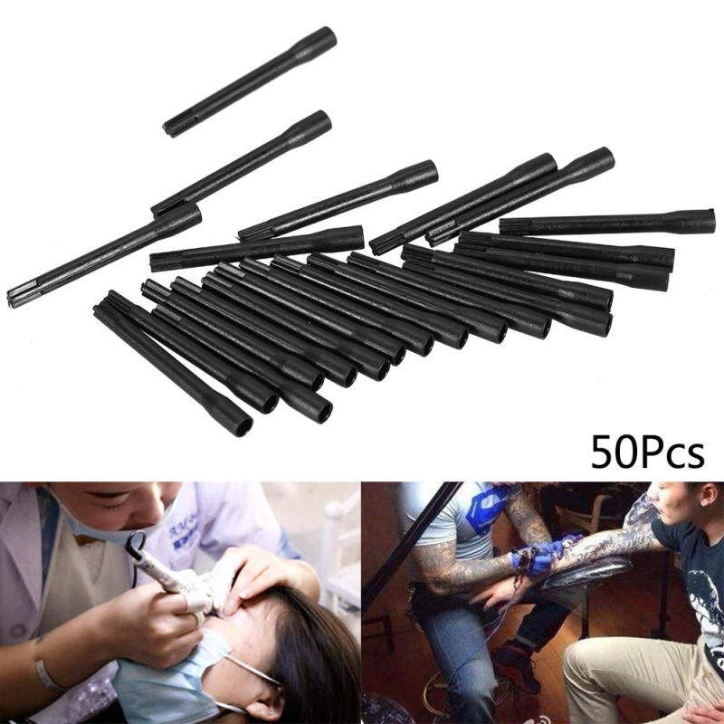 50 Cái/túi Tattoo Ink Pigment Trộn Dùng Một Lần Stick Mixer Máy Xay Sinh Tố Kit Phụ Kiện