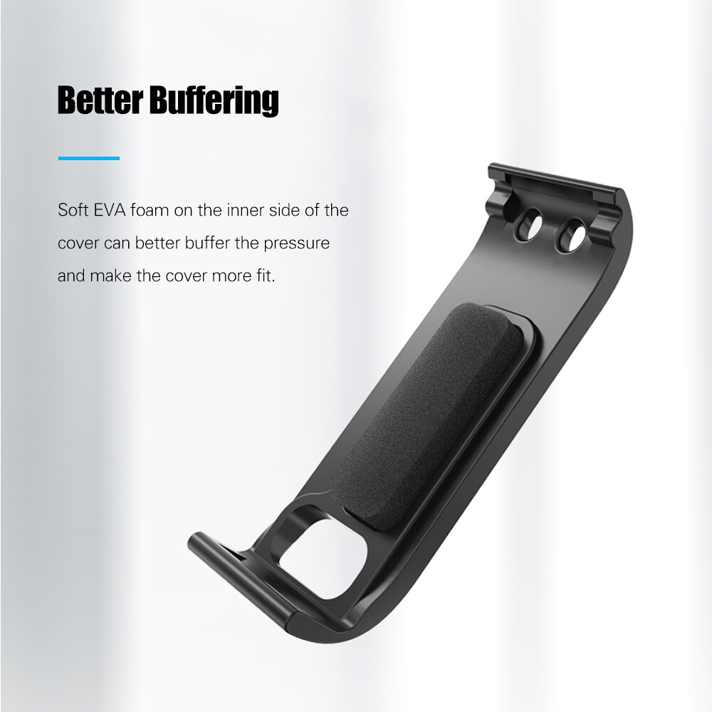 TELESIN Protective Battery Door Side Cover with Reserved Type-C Charging Port and Strap Replacement for GoPro Hero 9