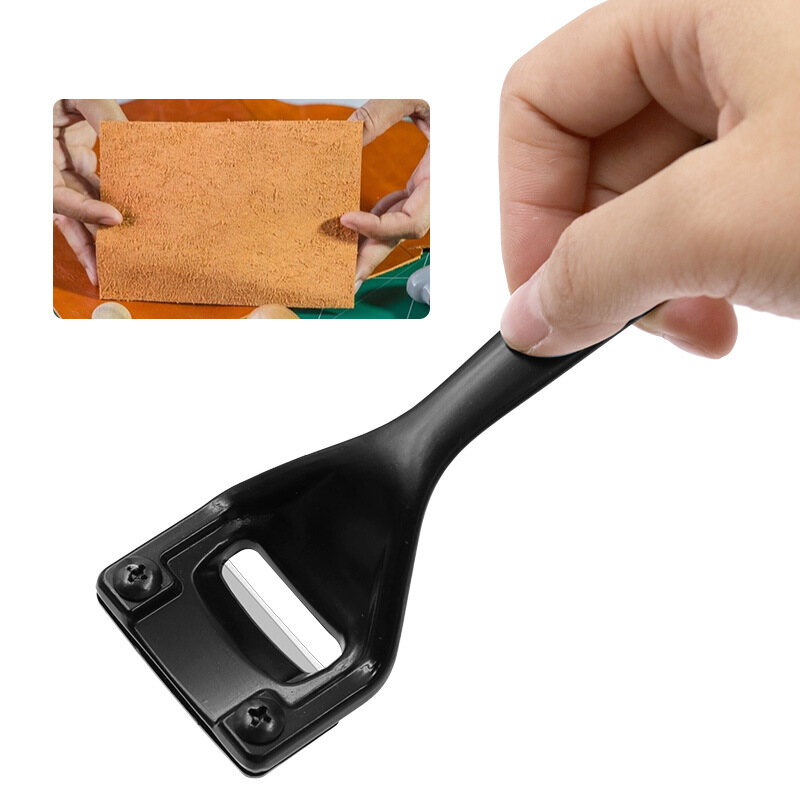 Handmade leather carving leather tool thinner black American leather thinner peeling tool thin leather