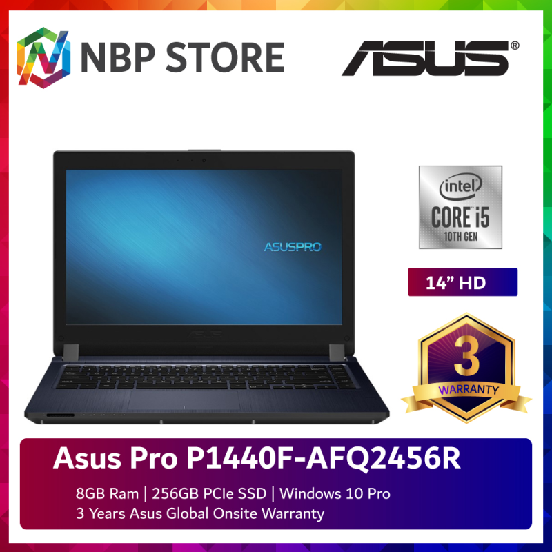 Asus Pro P1440F-AFQ2456R 14 Laptop Star Grey ( i5-10210U, 8GB, 256GB SSD, Intel, W10P ) Malaysia