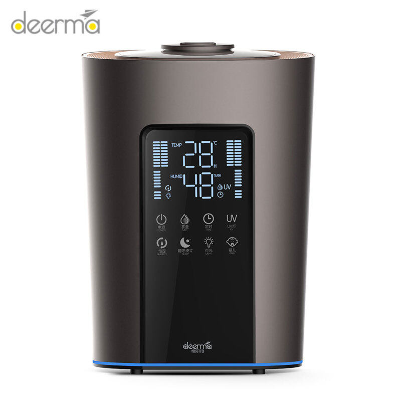 Deerma DEM-F850S UV-C Sterilization Humidifier 300mL/h 8 Functions 3 Preset Modes 5L Capacity Humidification Touch Control Low Noise Singapore