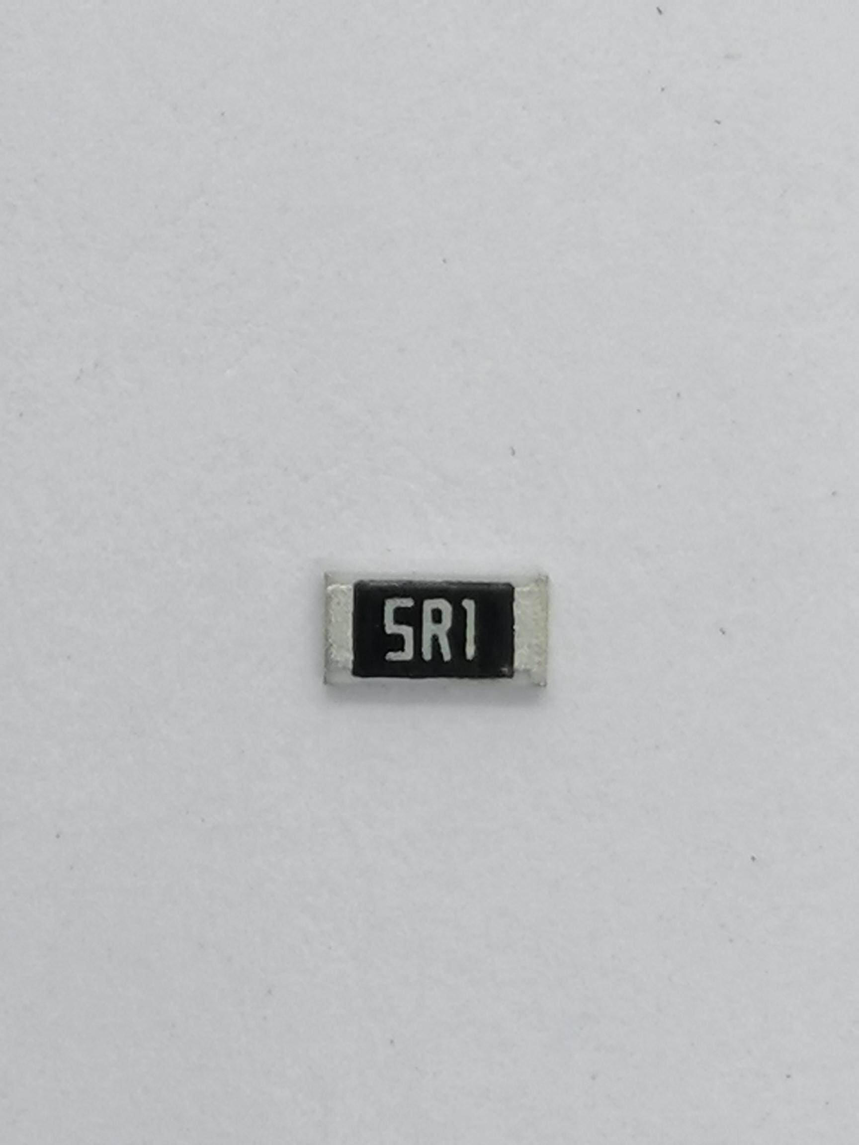 UniOhm 5.1 Ω Ohm 20pcs SMD/SMT 0603 resistors 5R1 