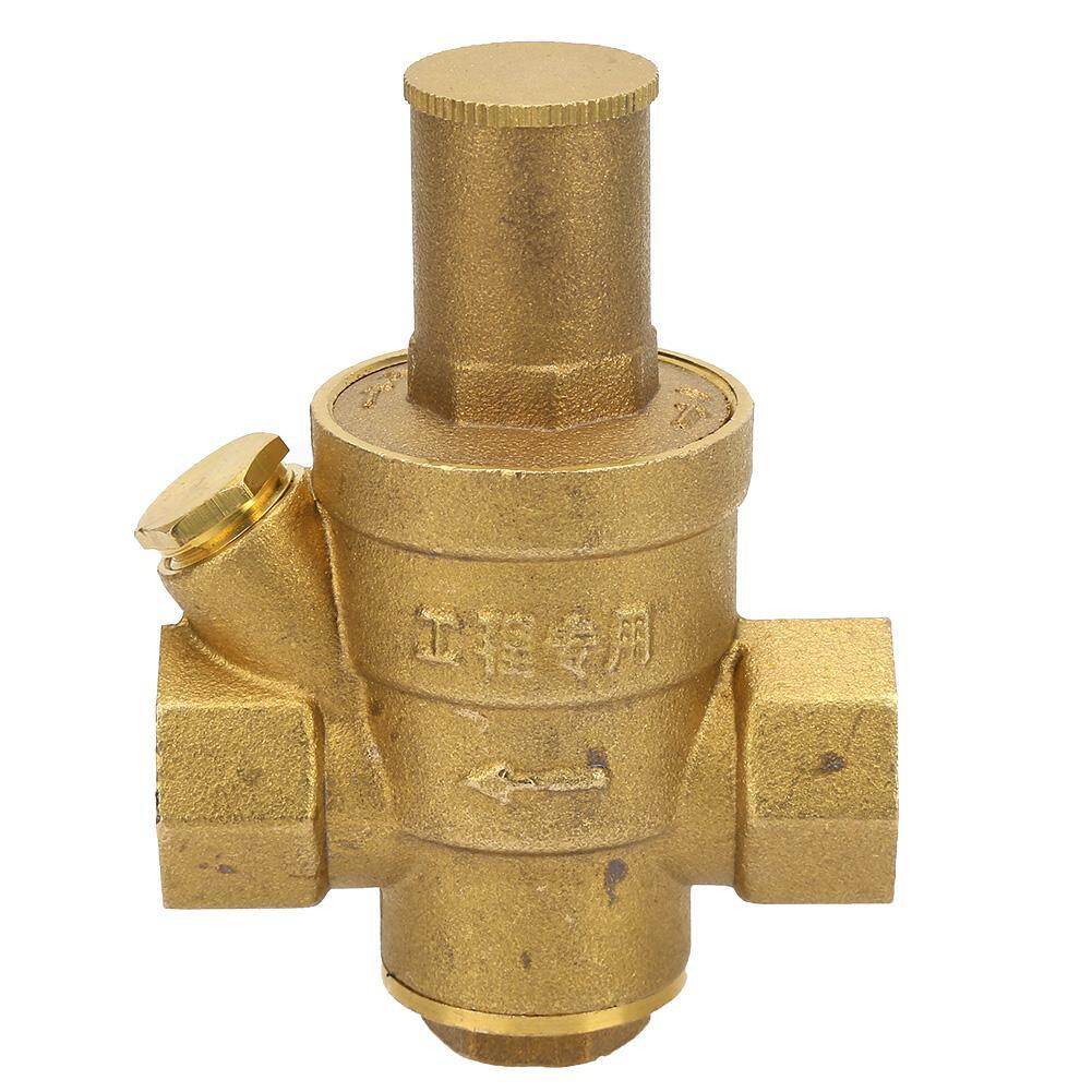 1pc Brass Adjustable Water Pressure Reducing Regulator Valve Thread DN15 1/2