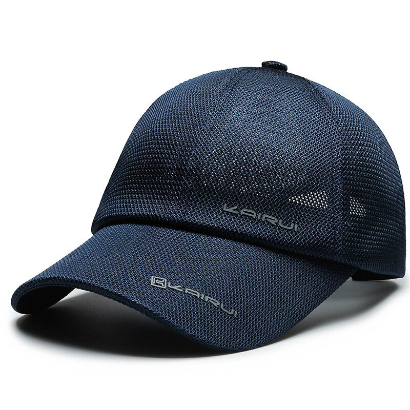 Outdoor Breathable Thin Mesh Duck Tongue Cap Sunscreen Baseball Cap Mesh Duck Tongue Hat Breathable Snapback Dad Hat Mesh Baseball Cap