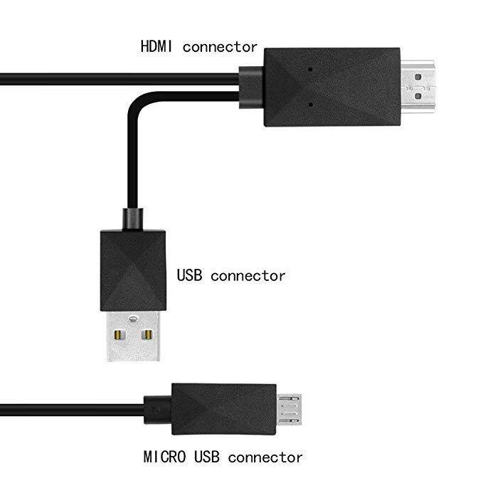 Da 5 Pin And 11 Pin Micro Usb Hdmi 1080p Hd Tv Cable Adapter สำหรับโทรศัพท์ Android Tian1505