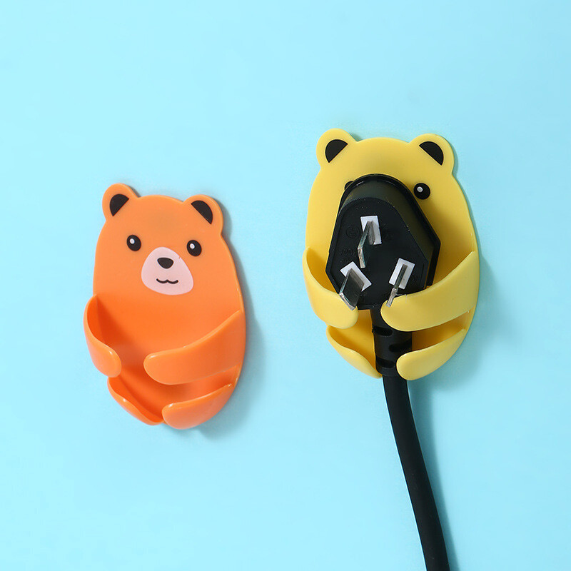 【YIDEA HONGKONG】Wall Mount Bracket Clips Power Cord Plug Holder for Convenient Multi-function Cable Holder