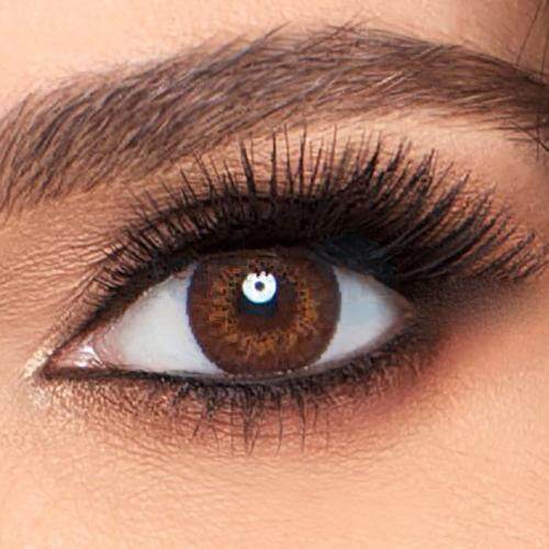 Contact Lens Brown Color + Case