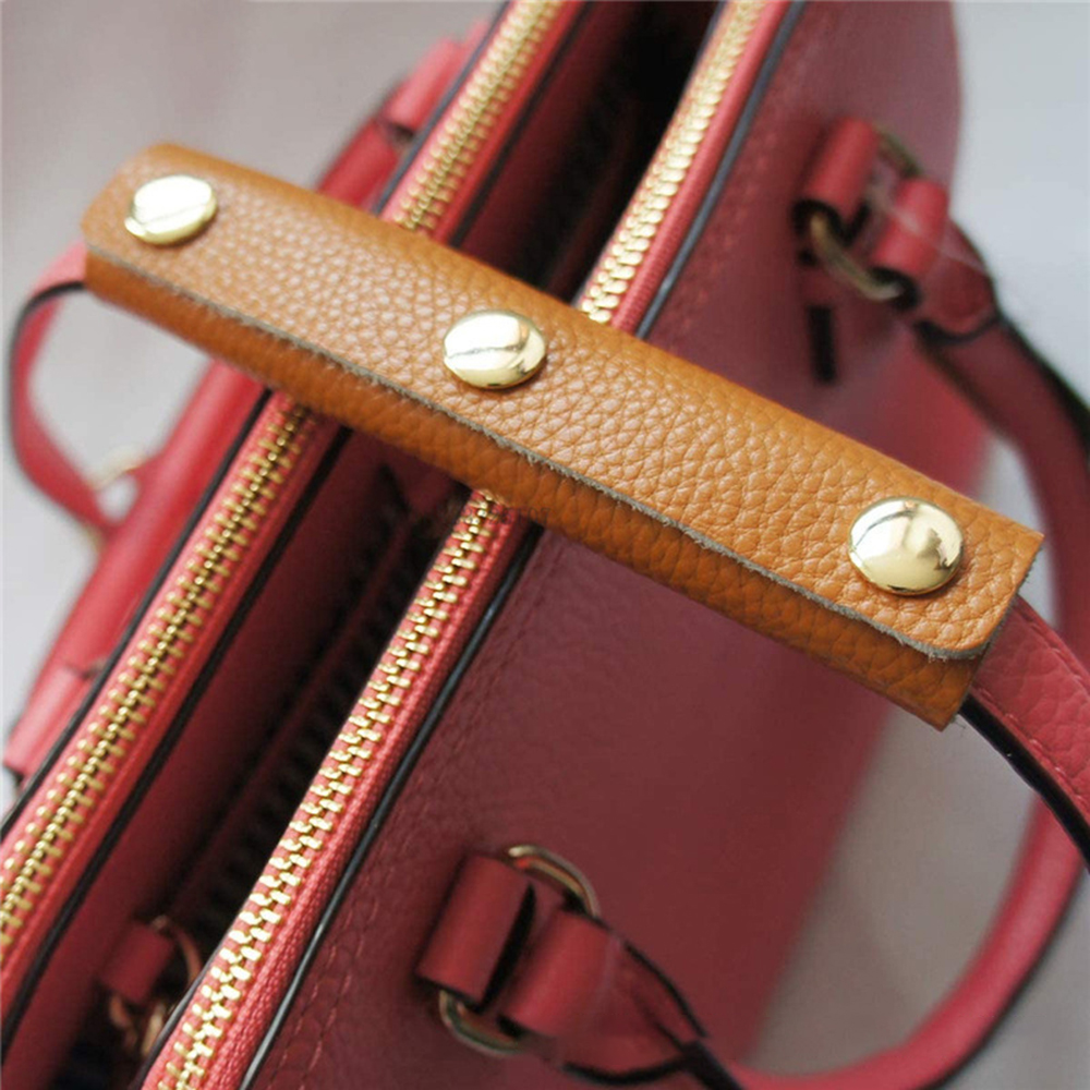 Suitcase Grip Protective Cover Luggage Bag Handle Wrap Leather Anti-Stroke Stroller Shoulder Strap Pad Luggage Bag Grip Leather Grip