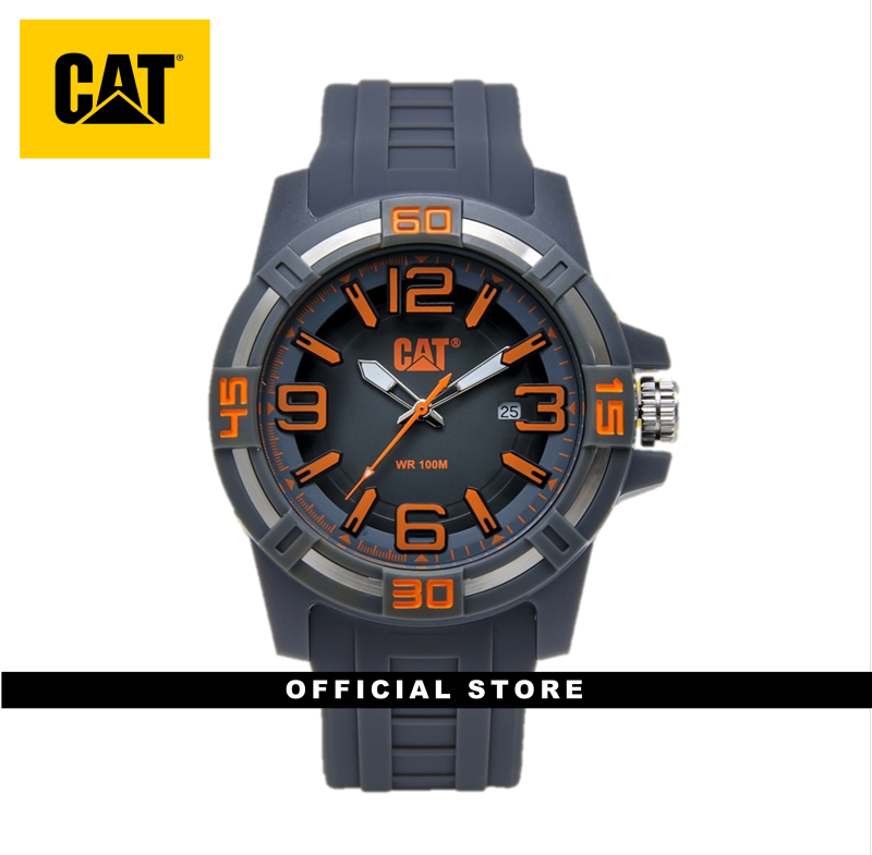 CAT LI PIPE LI-121-25-538 GREY SILICON STRAP MEN WATCH Malaysia