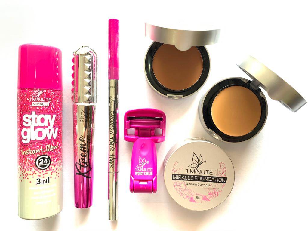 1 Minute Miracle Foundation Eyebrow Mascara Setting Spray Lazada