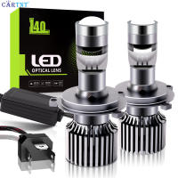 CarTnT 2ชิ้น H4 H7 H11 H8 LHD LRD ไฟหน้ารถมอเตอร์ไซค์แบบ LED ไฟหน้า LED รถยนต์ขนาดเล็ก9005 9006 HB3 HB4 Canbus อัตโนมัติลำแสงต่ำสำหรับรถยนต์มอเตอร์30000LM 12V 100W
