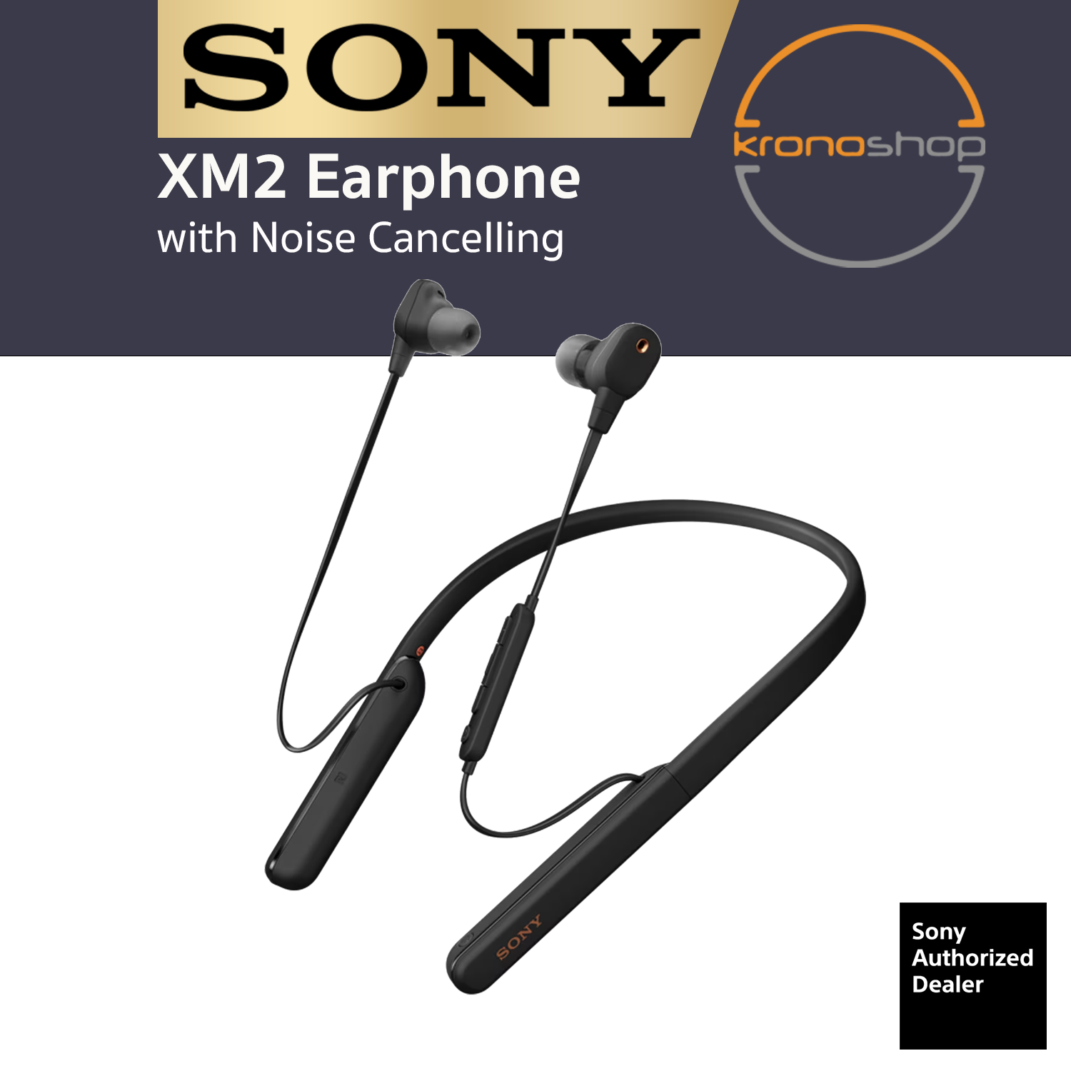 Sony XM2 Wireless Noise Cancelling In-ear Headphones WI-1000XM2 