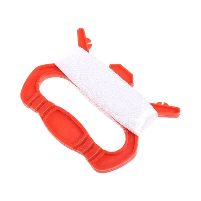 Polyester D Shape Kite Line String Winder Handle Outdoor Board Children Kite Gift for Children Kite Accessories
