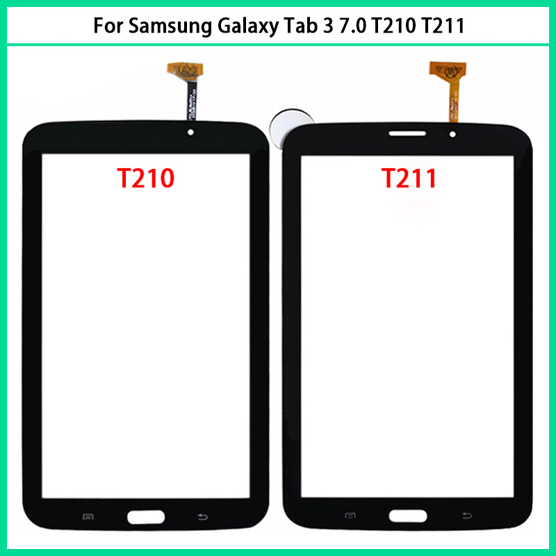 Black New Touch Screen Digitizer Glass Lens For Samsung Galaxy Tab 3 P3200 T211 