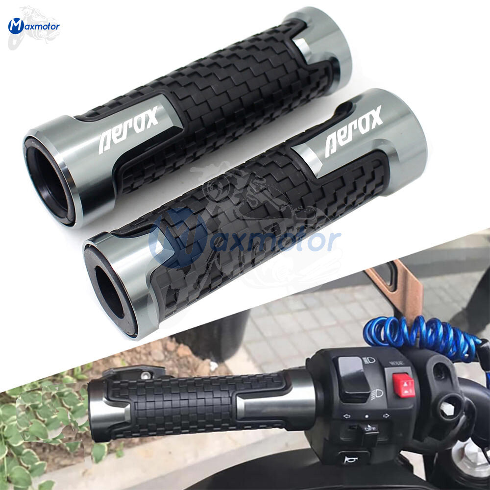 1 Pair FOR Yamaha Aerox NVX 155 125 Motorcycle Accessories CNC Handlebar Refit Rubber Cover Anti-skid Sleeve Handgrips