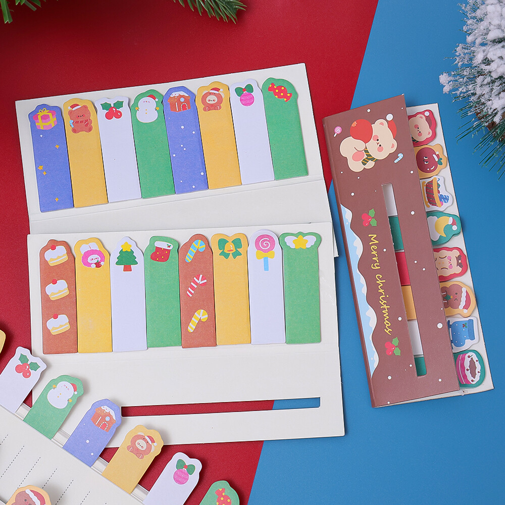 120 tờ giấy ghi chú Post It giáng sinh sinh sinh viên Ins dễ thương ghi chú dán