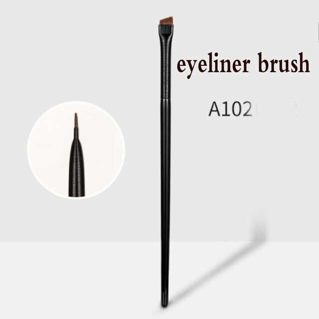 Thin Eyeliner Makeup Brush Set Fine Liner Brushes Professional Angled A101 Eyebrow Brush High Quality Brow Contour Makeup Tool
