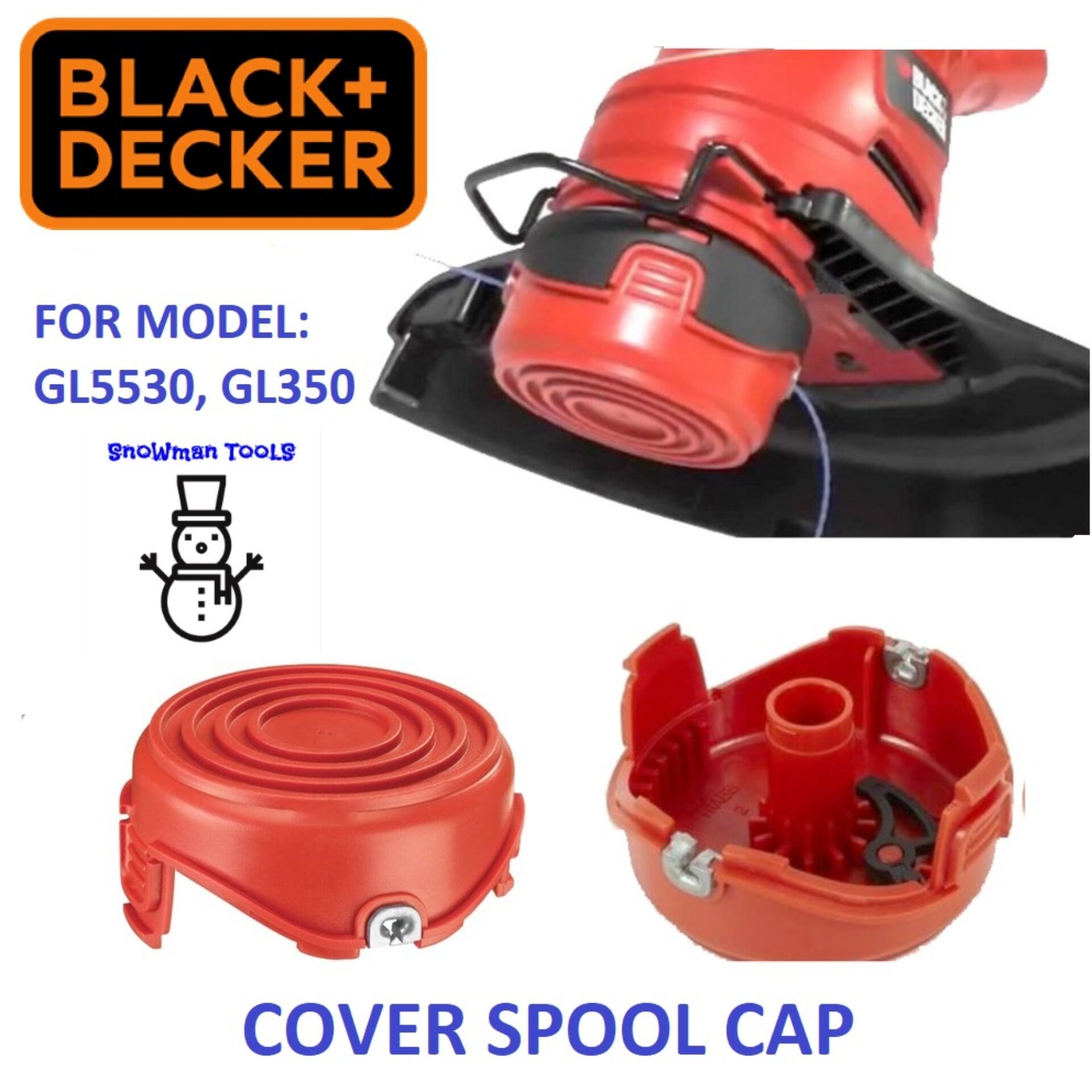 black and decker spool cap