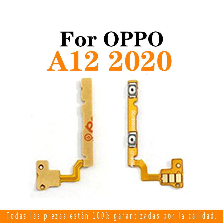 New high quality For Oppo A12 2020 Flex Cable Volume Power On/off Button Switch Flex Ribbon Cable Replacement Repair Parts