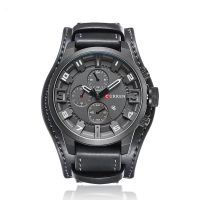 CURREN Watch for Man Jam Tangan Lelaki Student Boy Original Authentic Workmanship Fine Frosted Belt Casual Business High-end Fashion Outdoor Sports Mens Brown Leather Strap Quartz Watch