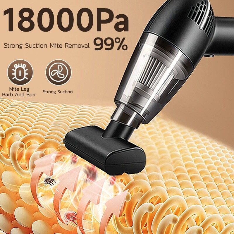 9000PA Máy hút bụi không dây máy hút bụi xe ô tô không dây mini Máy hút bụi cầm tay khô ướt Máy hút bụi