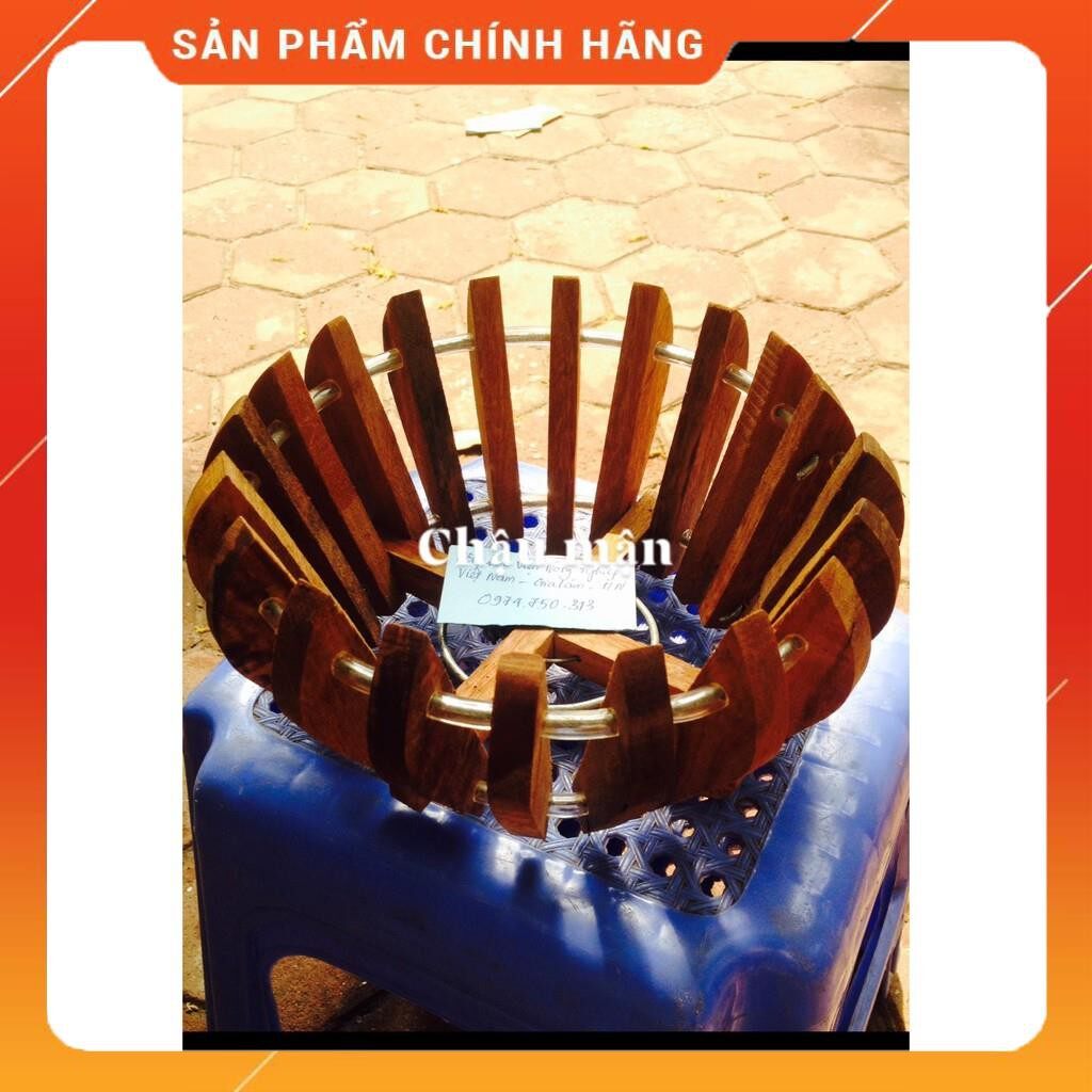CHẬU GỖ CĂM XE TRỒNG LAN- CHẬU BÍ.
