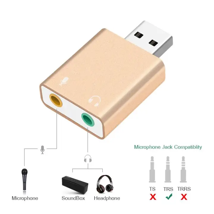 headphone microphone to usb