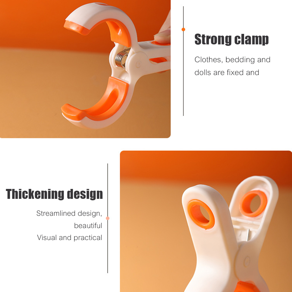 3pcs Towel Clip Large Plastic Windproof Clothes Hanger Quilt Bed Sheet Clip