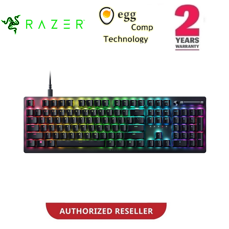 Razer DeathStalker V2 Gaming Keyboard (Red Linear Switch, Hyperspeed  Wireless, USB-C, Multifunction Roll and Media Button) US Layout (RZ03- 04500100-R3M1) Lazada