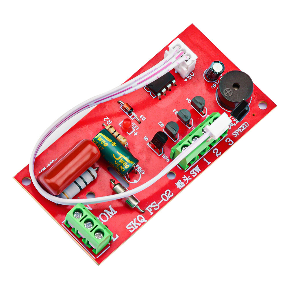 PANTHON Universal Fan Circuit Module Electric Fan Remote Modified Circuit Board Control Motherboard Electric Fan Control Circuit Board