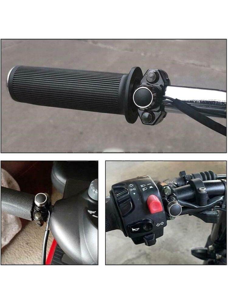 Headlight Strobe Momentary Switch Button Aluminum Alloy Interruptor Moto Parts