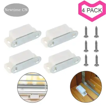 4 Pack Magnetic Door Catch Strong Cabinet Magnet Latch With 16