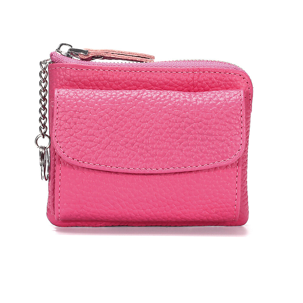 Royal Bagger Short Wallet Purse For Women Girls Genuine Cow Leather Fashion Clutch Bags Card Clip Small Casual Card Coin Purse