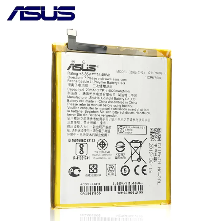Original Asus High Capacity C11p1609 For Asus Zenfone 3 Max 5 5 Zc553kl X00dda Zenfone 4 Max 5 2 Zc520kl X00hd Lazada