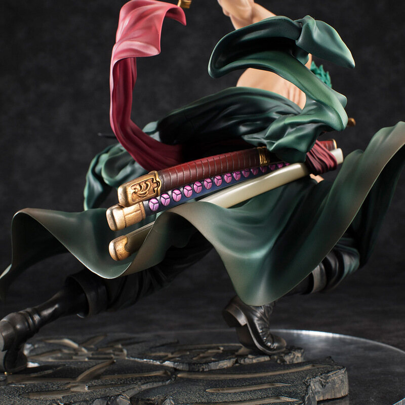 Mô Hình Khỉ Mũ Rơm Ba Lưỡi Zoro Ba Lưỡi One Piece Three Thousand World Zoro