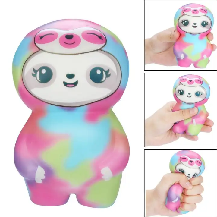 squishy sloth toy